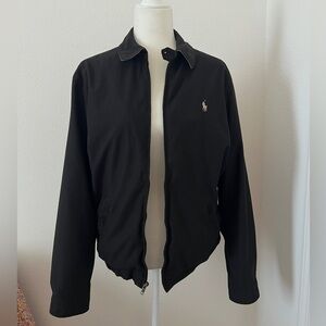 Polo by Ralph Lauren Black minimalist barn utility like Jacket Embroidered logo